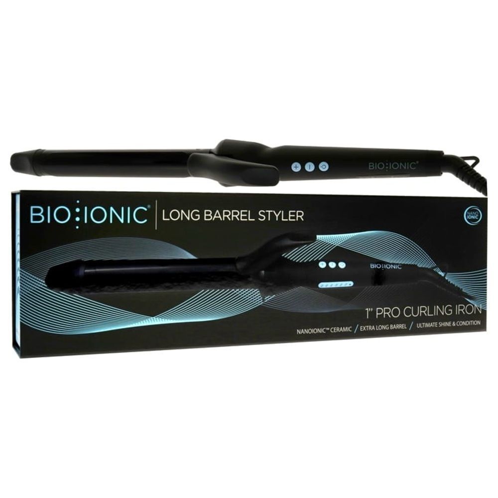 NIB Bio Ionic Long Barrel Curling Iron (1 inch)